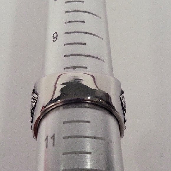 889- Native American Chief Handmade Men's Ring Size 10 NWT - Picture 5 of 9